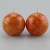 Zoom Ball Candles Burnt Orange