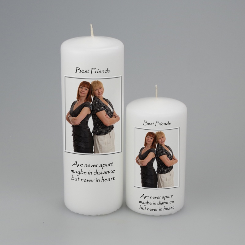 How to put a design on a candle image