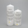 Personalised Memorial Remembrance Candle - Flying Angel