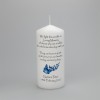 Wedding Absence candle with Butterflies