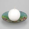 Oval Bowl for Ball Candle - Wild Meadow