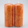 Candle Colours: Burnt Orange