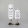 Wedding Absence candle with Infinity heart ''this candle burns''