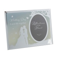 'Wedding day' Reflections of the Heart Photo frame